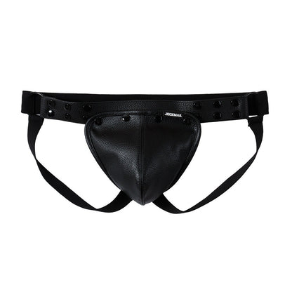 Wholesale Sexy Men's Nylon Jockstrap Lingerie Underwear Thongs with Removable Big Pouch