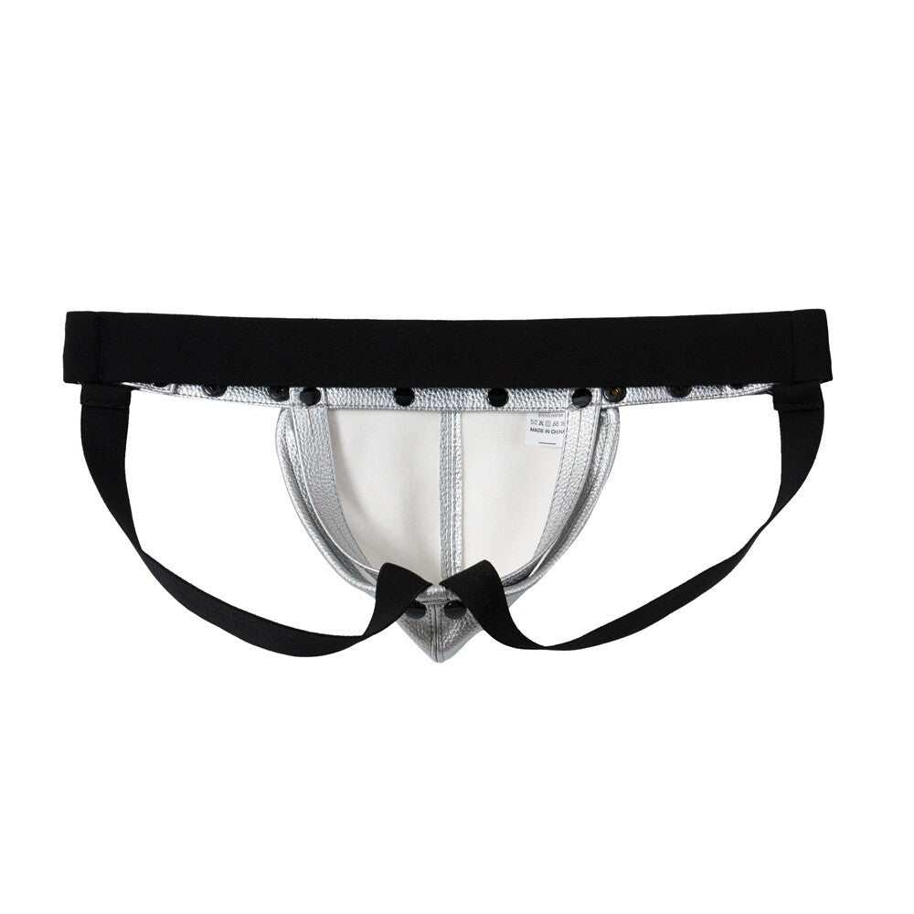 Wholesale Sexy Men's Nylon Jockstrap Lingerie Underwear Thongs with Removable Big Pouch