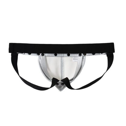 Wholesale Sexy Men's Nylon Jockstrap Lingerie Underwear Thongs with Removable Big Pouch