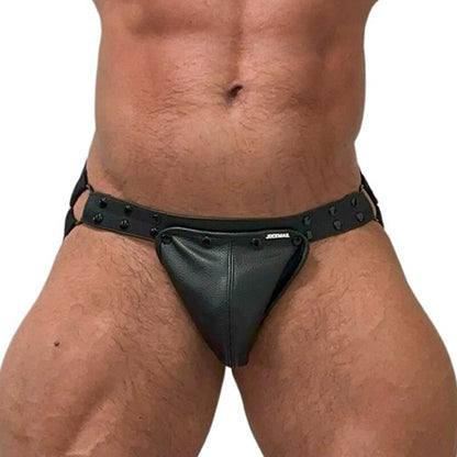 Wholesale Sexy Men's Nylon Jockstrap Lingerie Underwear Thongs with Removable Big Pouch