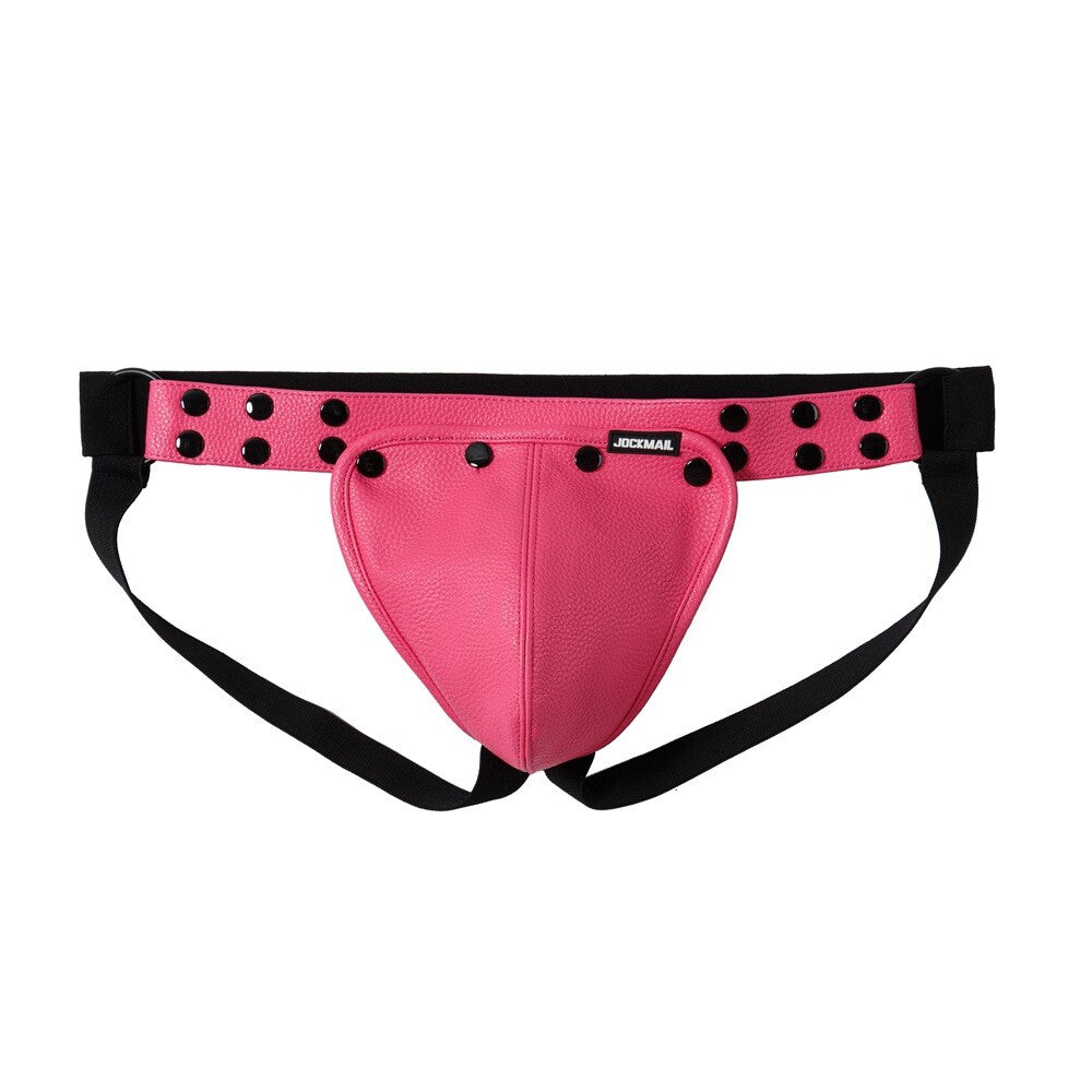 Wholesale Sexy Men's Nylon Jockstrap Lingerie Underwear Thongs with Removable Big Pouch