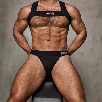 Wholesale Mens Body Chest Harness Belt w/ Jockstrap Elastic Muscle Harness Belt Suit