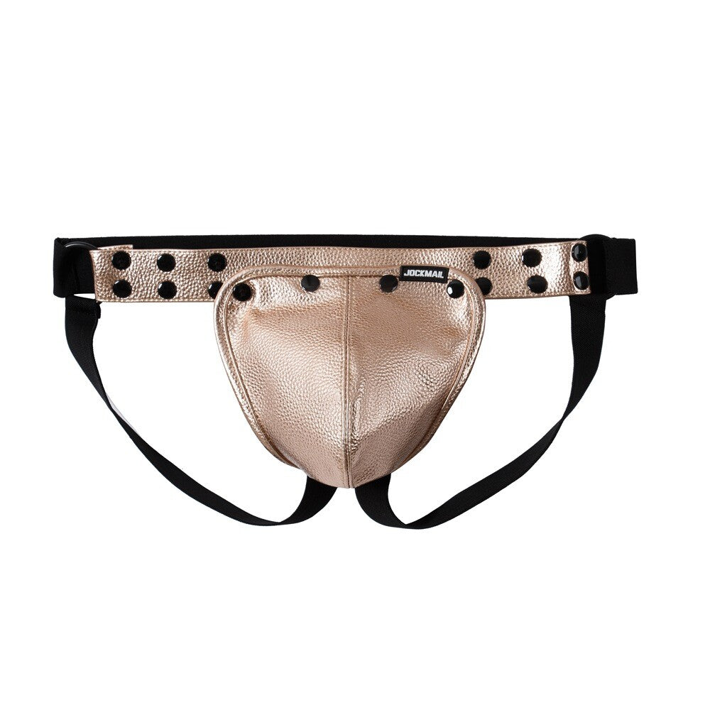 Wholesale Sexy Men's Nylon Jockstrap Lingerie Underwear Thongs with Removable Big Pouch
