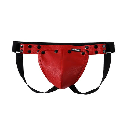 Wholesale Sexy Men's Nylon Jockstrap Lingerie Underwear Thongs with Removable Big Pouch