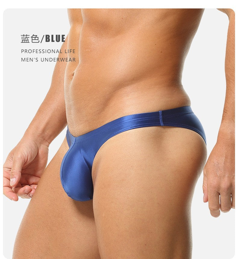 Wholesale Sexy Mens Low-rise U-convex Pouch Brief Panties Tight Fit Tanga Slips Underwear