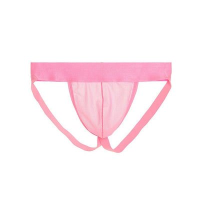 Wholesale Translucent Men's Pouch Jockstrap Sexy Low-rise Tanga Bikini Hipster Underwear