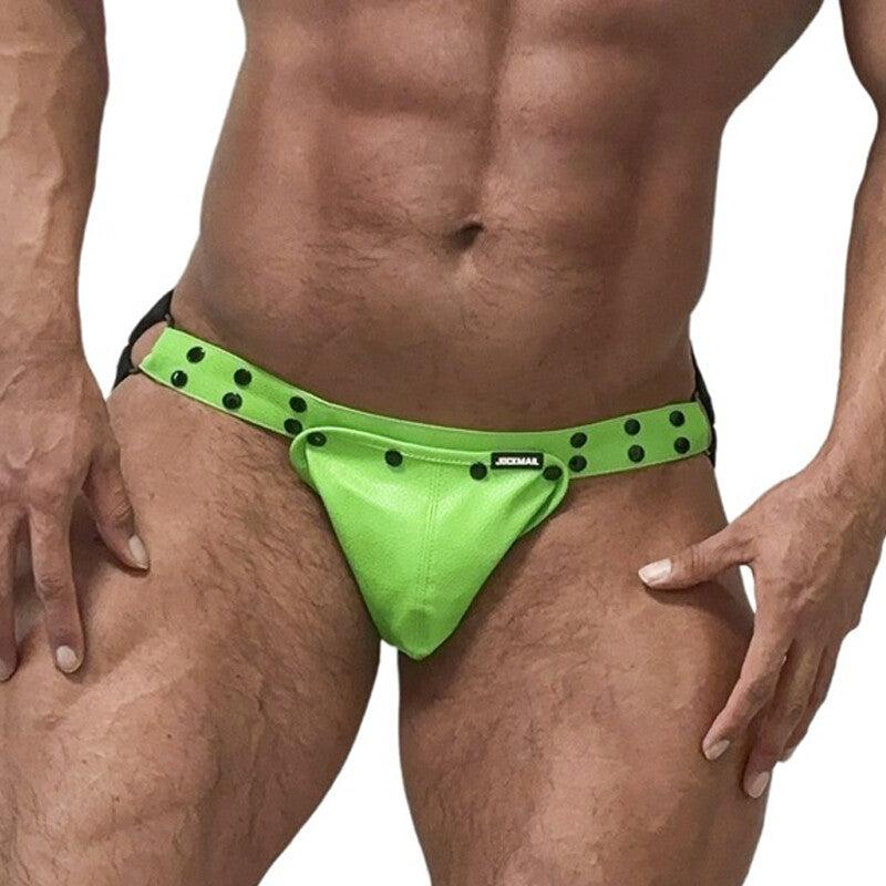 Wholesale Sexy Men's Nylon Jockstrap Lingerie Underwear Thongs with Removable Big Pouch